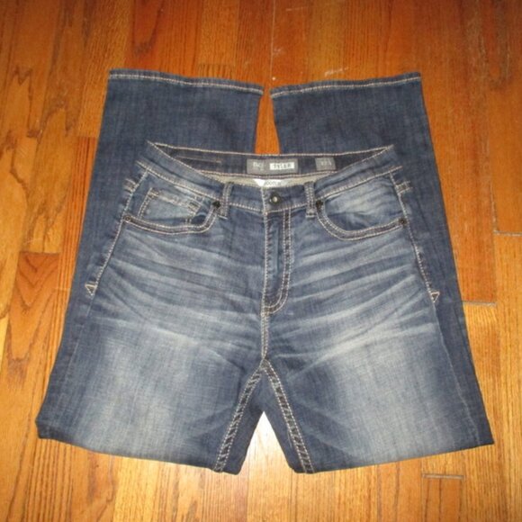 BKE Tyler Bootleg Jeans Men Sz 32S - Picture 2 of 9